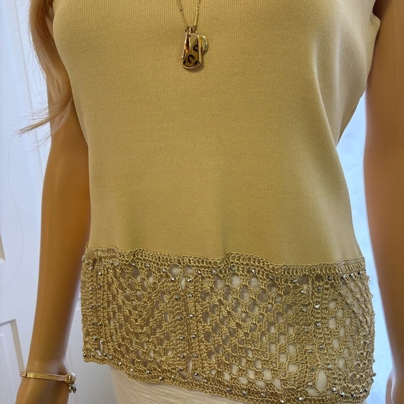 Joseph A. Paris London New York Taupe Top New Without Tags - Picture 2 of 8